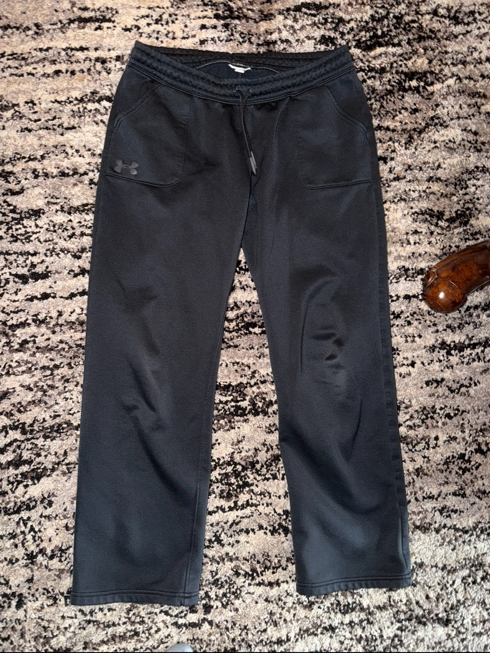 Under Armour Black Sweatpants - Drawstring Waist